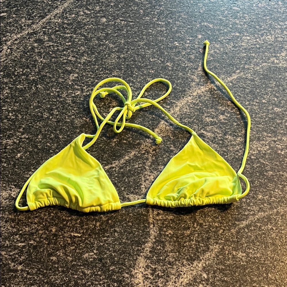Neon green Bikini Top